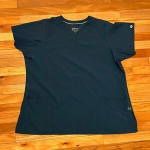 Wonderwink W123 Caribbean Blue Scrub Set